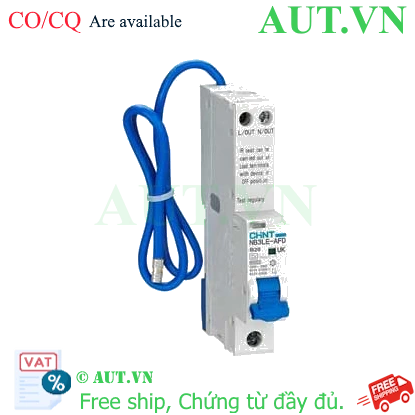 Ảnh của Áp tô mát chống giật CHINT NB3LE-AFD 1P+N B20 A type 10mA 
