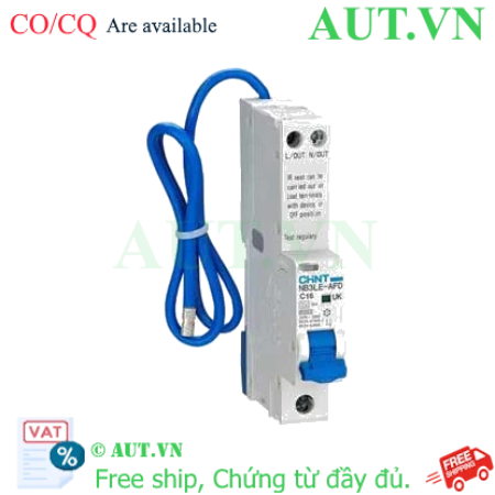 Ảnh của Áp tô mát chống giật CHINT NB3LE-AFD 1P+N C16 A type 30mA 