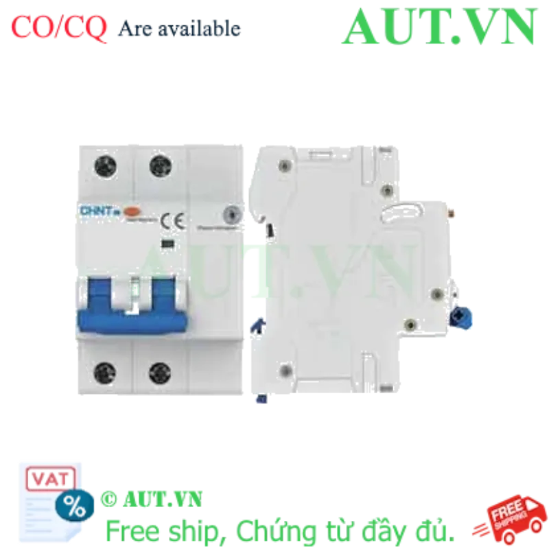 Ảnh của Áp tô mát chống giật (dòng lên tới 32A) CHINT NB4LE-AFD 2P B20 Type A 30mA 