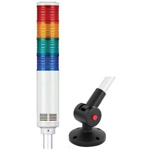 Ảnh của Đèn tháp kết nối mạng LAN Qlight ST56EL-ETN-WM-4-24-RAGB-QLA18