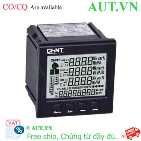 Ảnh của Đồng hồ 3 pha kỹ thuật số màn hình LCD CHINT PD7777-8S3 220V 5A 