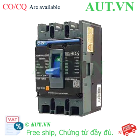 Ảnh của Aptomat MCCB NXM-800S/3300 800A Chint - 3P, 800A, 50kA