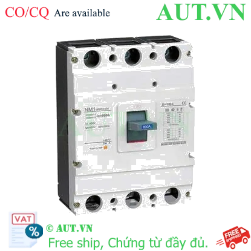 Ảnh của Áp tô mát khối điện áp 415-690VAC CHINT NM1-800R/3300 800A 