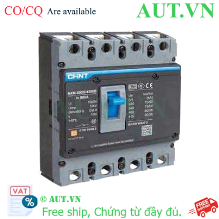 Ảnh của Áp tô mát khối CHINT NXM-800S/4300B 800A 