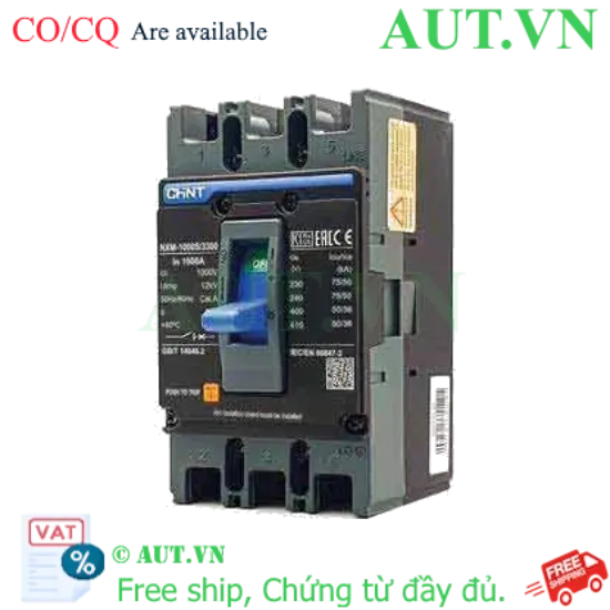 Ảnh của Aptomat 3 pha NXM-1000S/3300 1000A Chint - 3P, 1000A, 50kA