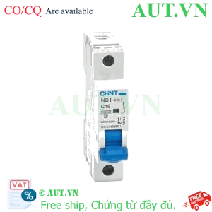 Ảnh của Áp tô mát CHINT NB1-63H 1P C16 10kA 