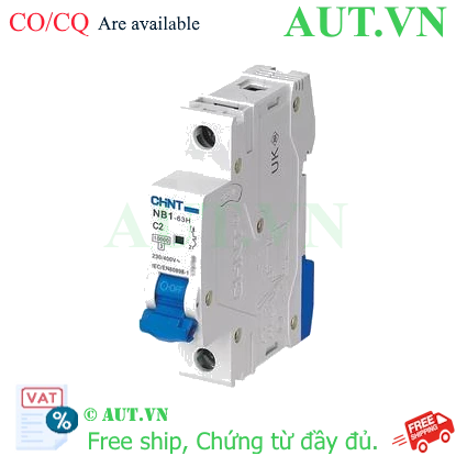 Ảnh của Áp tô mát CHINT NB1-63H 1P C2 10kA 