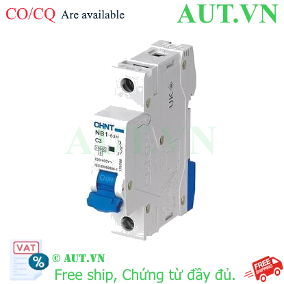 Ảnh của Áp tô mát CHINT NB1-63H 1P C3 10kA 