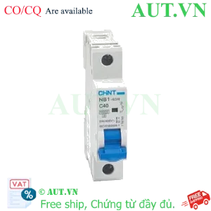 Ảnh của Áp tô mát CHINT NB1-63H 1P C40 10kA 