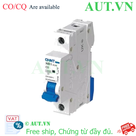 Ảnh của Áp tô mát CHINT NB1-63H 1P C5 10kA 
