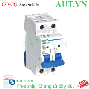 Ảnh của Áp tô mát CHINT NB1-63H 2P C32 10kA DB 