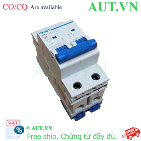 Ảnh của Áp tô mát CHINT NB1-63H 2P D2 10kA 