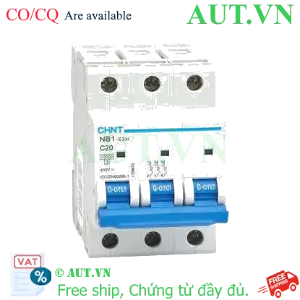 Ảnh của Áp tô mát CHINT NB1-63H 3P C20 10kA 