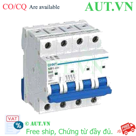 Ảnh của Áp tô mát CHINT NB1-63H 4P B40 10kA 