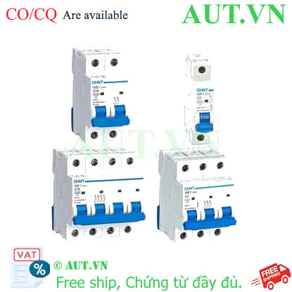 Ảnh của Áp tô mát CHINT NB1-63H 4P C50 10kA 