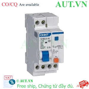 Ảnh của Áp tô mát chống giật (RCBO) CHINT NXBLE-40 1P+N C16 30mA 4.5kA 