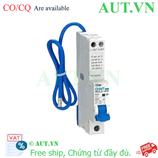 Ảnh của Áp tô mát chống giật CHINT NB3LE-AFD 1P+N B32 A type 10mA 