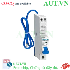 Ảnh của Áp tô mát chống giật CHINT NB3LE-AFD 1P+N C13 A type 10mA 