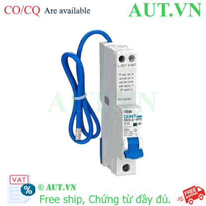 Ảnh của Áp tô mát chống giật CHINT NB3LE-AFD 1P+N C13 A type 30mA 