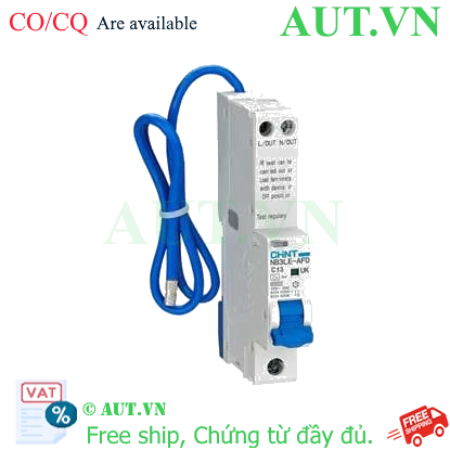 Ảnh của Áp tô mát chống giật CHINT NB3LE-AFD 1P+N C13 A type 30mA 