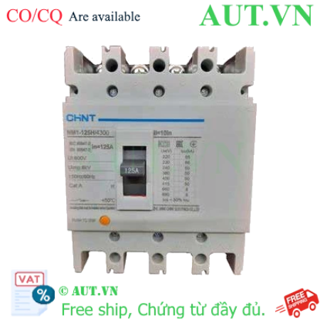 Ảnh của Áp tô mát khối điện áp 415-690VAC CHINT NM1-125H/4300 125A 