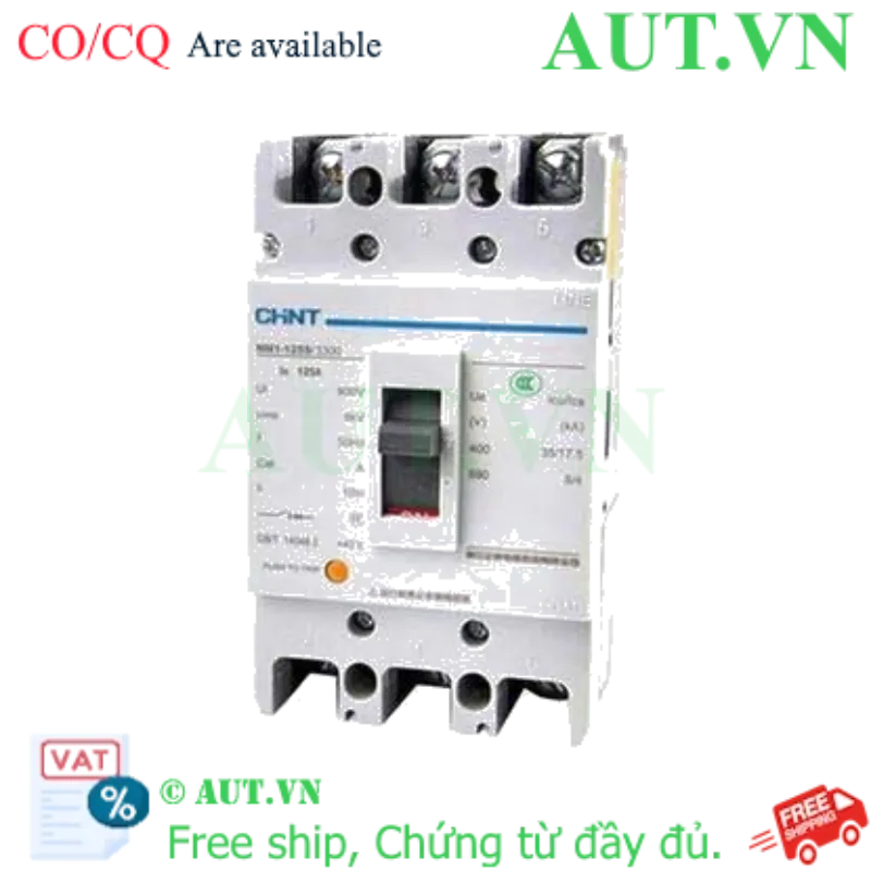 Ảnh của Áp tô mát khối điện áp 415-690VAC CHINT NM1-125S/3300 125A 