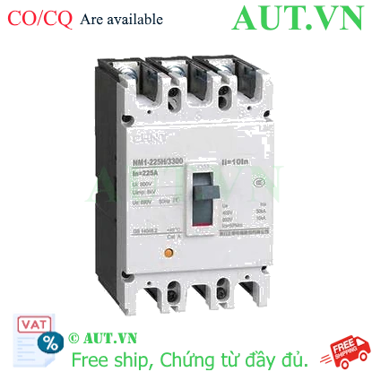 Ảnh của Áp tô mát khối điện áp 415-690VAC CHINT NM1-225H/3300 225A 