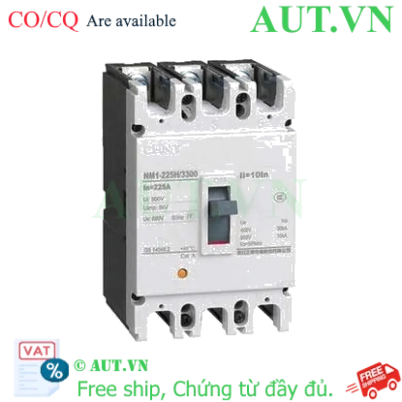 Ảnh của Áp tô mát khối điện áp 415-690VAC CHINT NM1-225H/3300 225A 