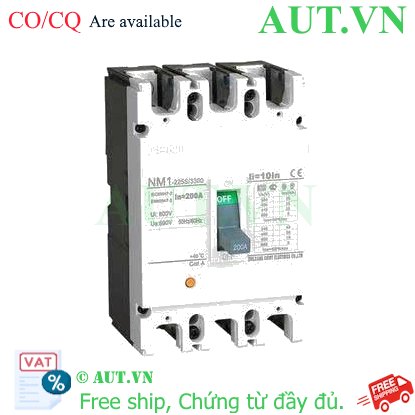 Ảnh của Áp tô mát khối điện áp 415-690VAC CHINT NM1-225S/3300 200A 