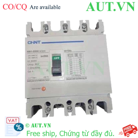 Ảnh của Áp tô mát khối điện áp 415-690VAC CHINT NM1-250H/4300 200A 