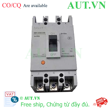 Ảnh của Áp tô mát khối điện áp 415-690VAC CHINT NM1-63S/3300 50A 