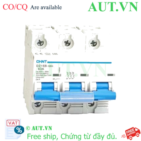 Ảnh của Aptomat cài (MCB) CHINT DZ158-125H 3P 63A 10kA 
