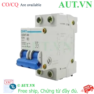 Ảnh của Aptomat cài (MCB) CHINT DZ47-60 C10-2P-3kA 