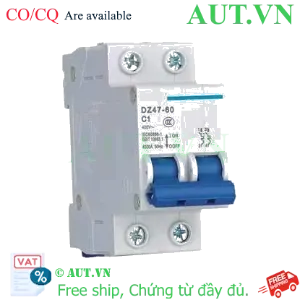 Ảnh của Aptomat cài (MCB) CHINT DZ47-60 C1-2P-4.5kA 