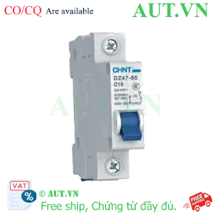 Ảnh của Aptomat cài (MCB) CHINT DZ47-60 C16-1P-3kA 