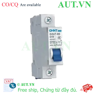 Ảnh của Aptomat cài (MCB) CHINT DZ47-60 C16-1P-4.5kA 