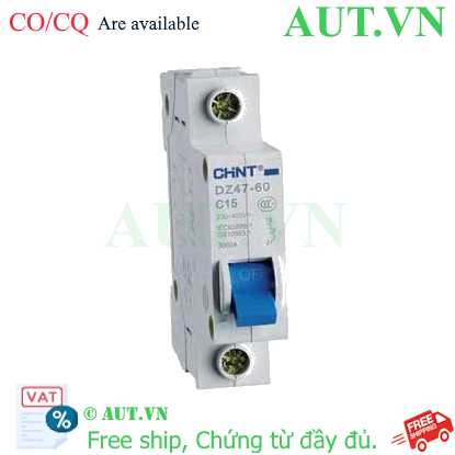 Ảnh của Aptomat cài (MCB) CHINT DZ47-60 C16-3P-3kA 