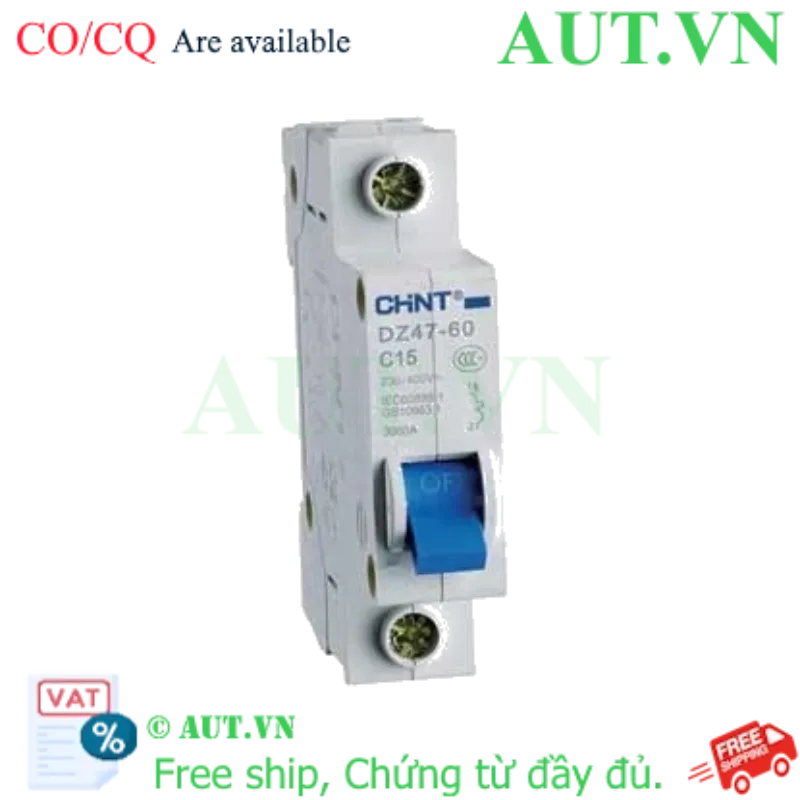 Ảnh của Aptomat cài (MCB) CHINT DZ47-60 C16-3P-3kA 