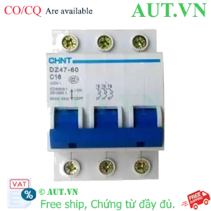 Ảnh của Aptomat cài (MCB) CHINT DZ47-60 C16-3P-6kA 