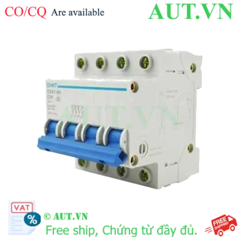 Ảnh của Aptomat cài (MCB) CHINT DZ47-60 C16-4P-3kA 
