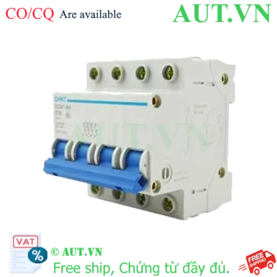 Ảnh của Aptomat cài (MCB) CHINT DZ47-60 C16-4P-4.5kA 