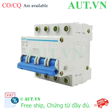Ảnh của Aptomat cài (MCB) CHINT DZ47-60 C16-4P-6kA 