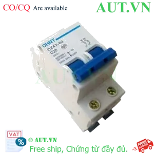 Ảnh của Aptomat cài (MCB) CHINT DZ47-60 C20-2P-3kA 