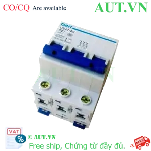 Ảnh của Aptomat cài (MCB) CHINT DZ47-60 C20-3P-4.5kA 