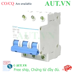 Ảnh của Aptomat cài (MCB) CHINT DZ47-60 C2-3P-3kA 
