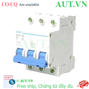 Ảnh của Aptomat cài (MCB) CHINT DZ47-60 C2-3P-6kA 