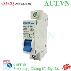 Ảnh của Aptomat cài (MCB) CHINT DZ47-60 C32-1P-6kA 