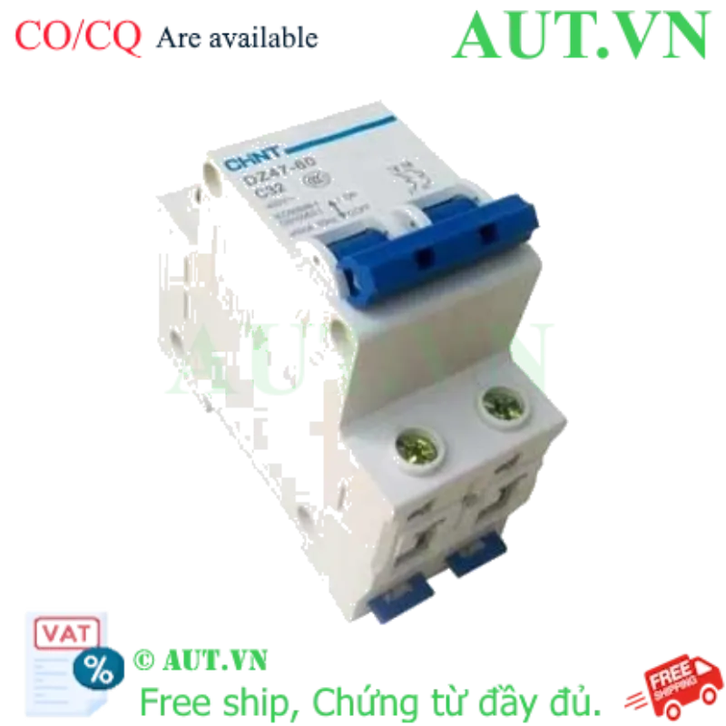 Ảnh của Aptomat cài (MCB) CHINT DZ47-60 C32-2P-4.5kA 