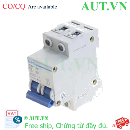 Ảnh của Aptomat cài (MCB) CHINT DZ47-60 C3-2P-4.5kA 