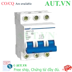 Ảnh của Aptomat cài (MCB) CHINT DZ47-60 C3-3P-6kA 